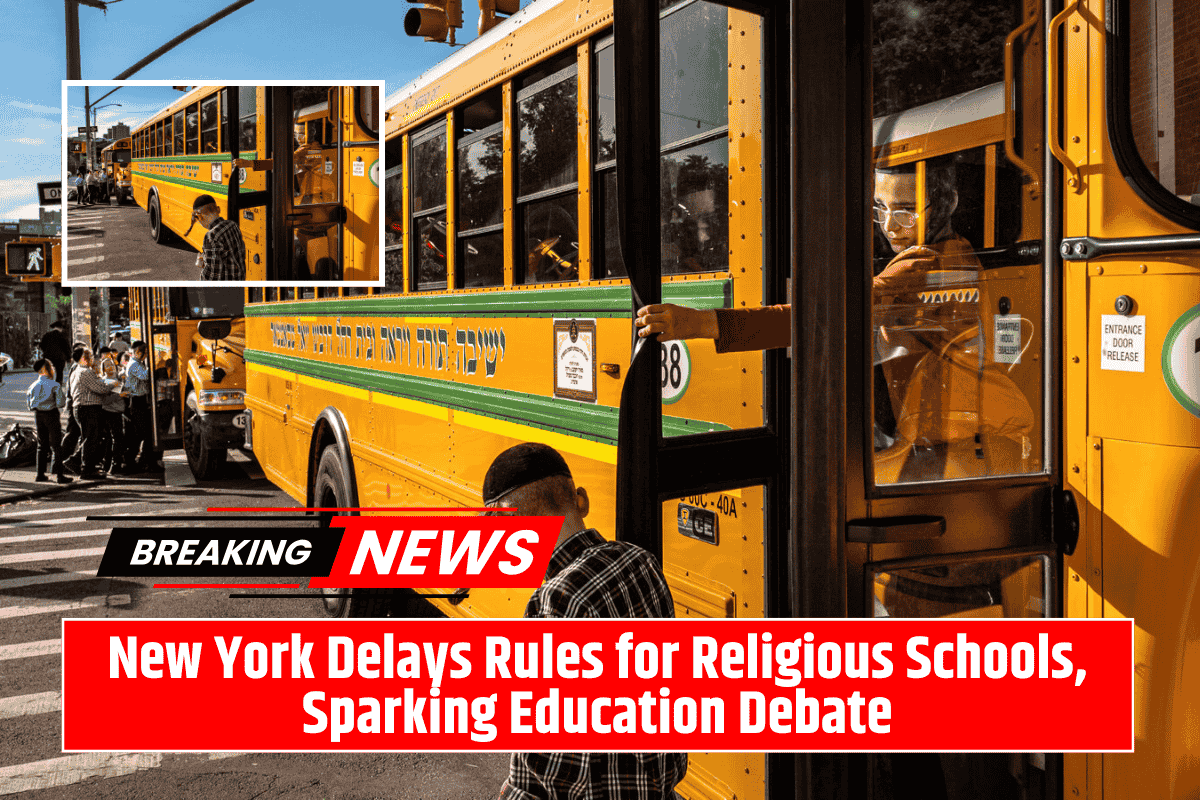 New York Delays Rules for Religious Schools, Sparking Education Debate