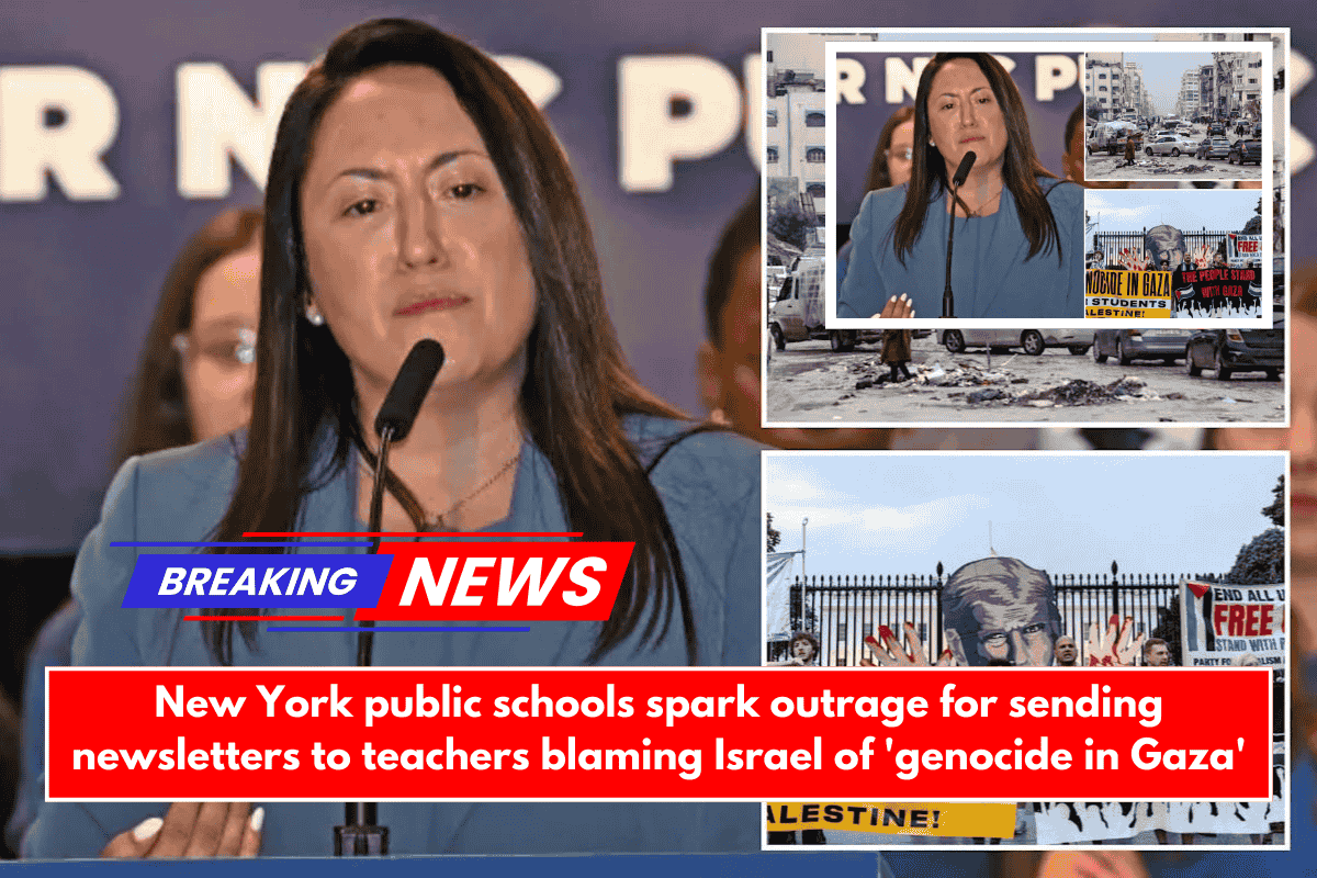 New York public schools spark outrage for sending newsletters to teachers blaming Israel of 'genocide in Gaza'