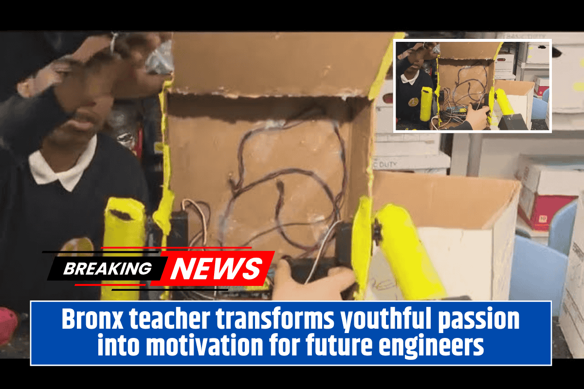 Bronx teacher transforms youthful passion into motivation for future engineers