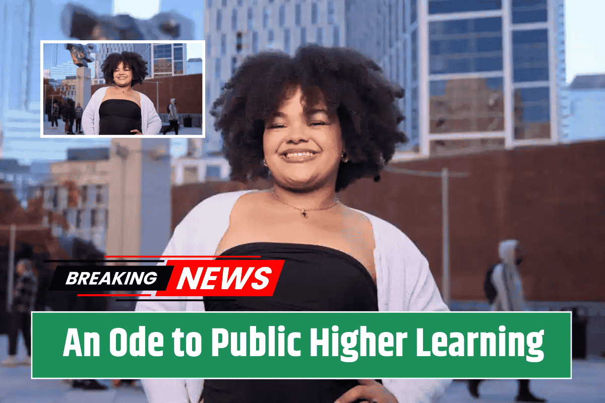 An Ode to Public Higher Learning